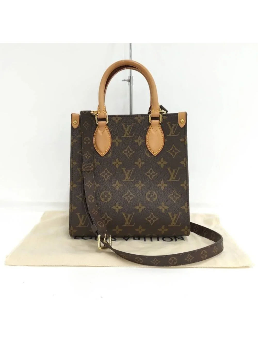 Louis Vuitton Sac Plat BB Monogram Cross Crossbody Bag